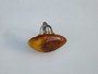 Arts & Crafts Russian Natural Baltic Amber Ring Antique Silver Sterling 875