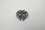 Vintage Kramer Cha Cha Alexandrite Rhinestones & Crystal Beads Pin Earrings Set