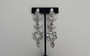 Fabulous 1945-1950 Block E EISENBERG Long Dangle Diamante Crystal Chandelier Earrings