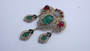 Crown Trifari Mughal Jewels of India Brooch Scheherazade Pin