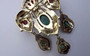 Crown Trifari Mughal Jewels of India Brooch Scheherazade Pin