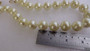 Vintage Monet Huge Pearls Necklace 18mm Hand Knotted Big Pearly Strand Fabulous Old Costume Jewelry