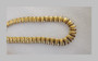 Classic Gold Collar Necklace Brushed & Bright Gold Plated The Look of Real Old Costume Jewelry