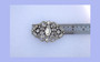 Gorgeous Large 30's Art Deco Brooch Huge Hexagonal Stone & Fancy Cut Glass Stones, Rhinestones