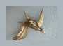 Vintage Trifari Enamel Bird Of Paradise Brooch Rare 1960's  Large Pin