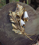 Early Miriam Haskell Flower Spray Brooch Celluloid Tulip Bell Flowers Unsigned Book Piece