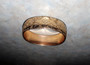 Victorian Wide Gold Filled Bangle Engraved Etched GF Hinged Bracelet