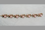 Vintage Trifari Pink 'Pebble Beach' Bracelet, Pink Oval Thermoset Buttons 1956