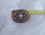 Austro Hungarian Etruscan Revival Victorian Brooch Paste Stones Glass Pearl Cab