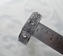 Wide Art Deco Hinged Bracelet Rhodium Plated Signed JHP, John H. Peckham 1920's
