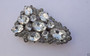 Art Deco EISENBERG ORIGINAL DRESS CLIP BROOCH Big AUSTRIAN CRYSTALS