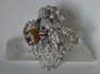 Spectacular Art Deco Rhinestone Basket Pin Vintage 1930's Ellen Original Design