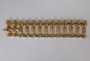 Huge Gold KJL Bracelet Greek Inspired Statement BOOK PIECE