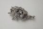RARE Alfred Philippe TRIFARI Flower Trembler Fur Clip PIN Pave Rhinestones 1939