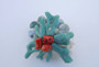 Wild Starfish Bracelet Turqoise Blue Plastic Coral Beads Red Coral Beach Summer