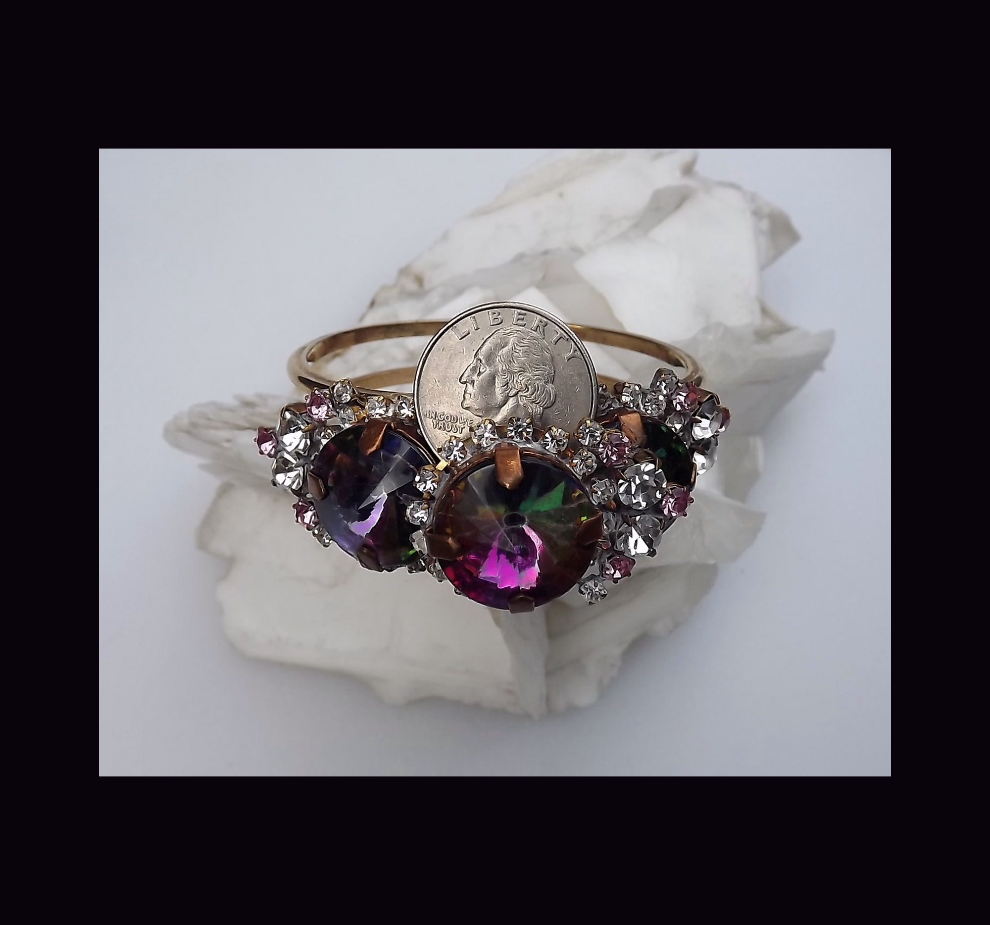 Stunning Brilliant Huge Watermelon Rivoli Crystals …
