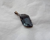 Benitoite Gemstone, California Gem, Large Size, Faceted, Set In Sterling Silver