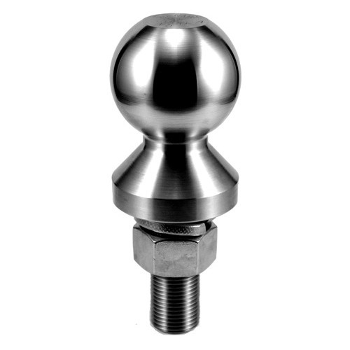 1-7/8" Ball Diameter x 3/4" Shank Diameter x 2.05" LONG SHANK Stainless Steel Hitch Ball