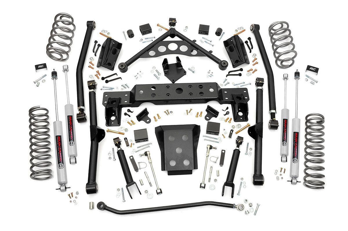 Rough Country - 4 Inch Lift Kit - Long Arm - Jeep Grand Cherokee