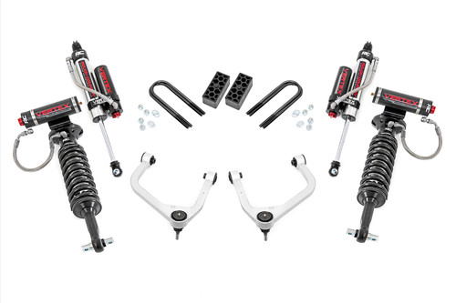 Rough Country - 3.5 Inch Lift Kit - Vertex - Rear Mono Leaf - Chevy Silverado 1500 (22-24) - 28250