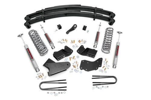 Rough Country - 4 Inch Lift Kit - Rear Springs - Ford Ranger 4WD (1983-1997) - 48030