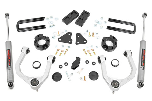 Rough Country - 3.5 Inch Lift Kit - N3 - Cast Steel Knuckles - Ford Ranger 4WD (2019-2023) - 500011