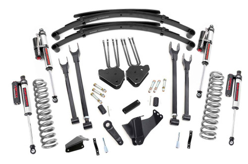 Rough Country - 6 Inch Lift Kit - Diesel - 4 Link - RR Spring - Vertex - Ford F-250/F-350 Super Duty (05-07) - 58250