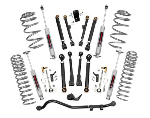 Rough Country - 2.5 Inch Lift Kit - X-Series - Jeep Wrangler TJ (97-06)/Wrangler Unlimited (04-06) - 61220