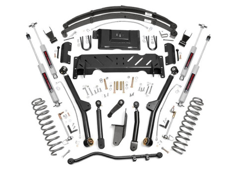 Rough Country - 6.5 Inch Lift Kit - Long Arm - NP242 - Jeep Cherokee XJ 4WD (1984-2001) - 61822