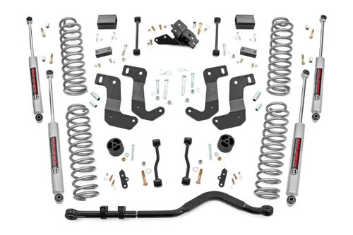 Rough Country - 3.5 Inch Lift Kit - C/A Drop - 4-Door - Jeep Wrangler JL 4WD (2021-2023) - 79230
