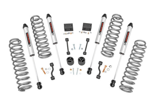 Rough Country - 2.5 Inch Lift Kit - Coils - V2 - Jeep Wrangler JL 4WD (2024-2025) - 79670