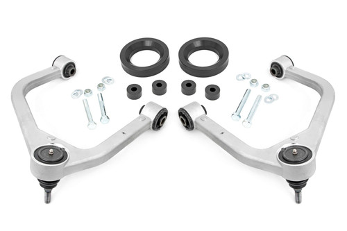 Rough Country - 1.75 Inch Leveling Kit - Forged Alum UCA - AT4 - GMC Sierra 1500 (2019-2025 & Classic) - 1325