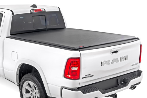 Rough Country - Soft Roll Up Bed Cover - 6'4 in. Bed - Ram 1500 (19-25)/1500 TRX (21-24) - 42309650