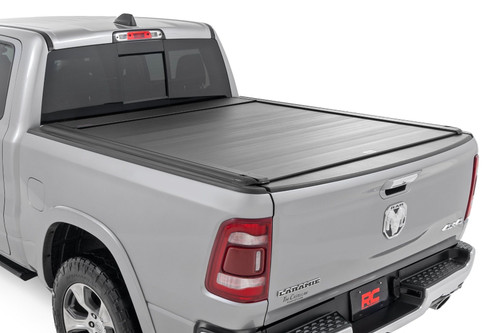 Rough Country - Powered Retractable Bed Cover - 5'7" Bed - Ram 1500 (19-23)/1500 TRX (21-23) - 56320551 - 56320551