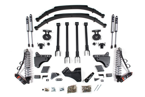 2011-2016 Ford F250/F350 4wd 8" 4-Link Suspension Lift Kit, 7" rear, Spring, Die - BDS1500FPE
