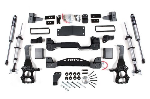 2015-2020 Ford F150 4wd 4" Suspension Lift Kit, 3" Rear Block - Fox 2.0 IFP PS S - BDS1533FSR