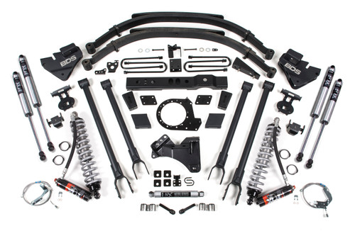 2017-2019 Ford F250/F350 4wd 8" 4-Link Suspension Lift Kit, 7" Rear, Spring, Die - BDS1541FPE