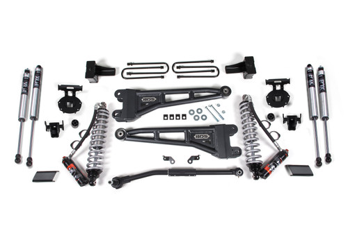 2017-2019 Ford F250/F350 4wd 2.5" Radius Arm Suspension Lift Kit, 1" Rear, Block - BDS1543FPE