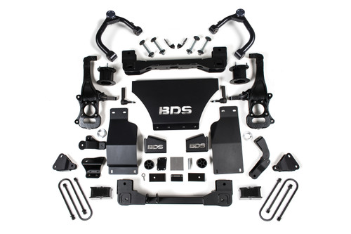 2025-2026 Chevy/GMC 1500 4wd 4" Suspension Lift Kit w/ARC, V8 Gas, 3" Rear, Bloc - BDS1852H