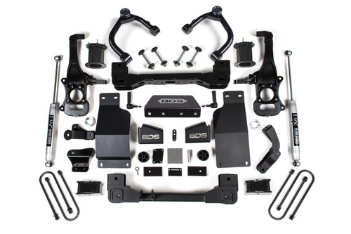 2025-2026 Chevy/GMC 1500 4wd 4" Suspension Lift Kit, 3.0 Diesel / 2.7 Gas, 3" Re - BDS1853FS