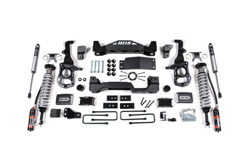 2021-2025 Ford F150 4wd, 4" Suspension Lift Kit, 2" Rear Lift, Block - Fox 2.5 P - BDS1903FPE