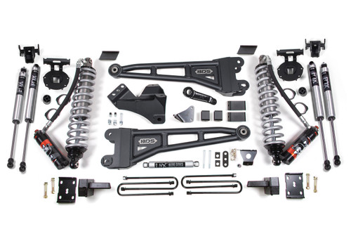 2008-2010 Ford F250/F350 4wd 6" Radius Arm Suspension Lift Kit, 3" Rear Lift, Bl - BDS1953FPE