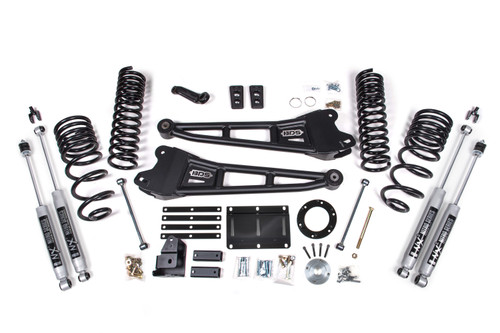2014-2018 Ram 2500 4wd, 5.5" Radius Arm Suspension Lift Kit, 4" Rear, Spring - G - BDS2101FS