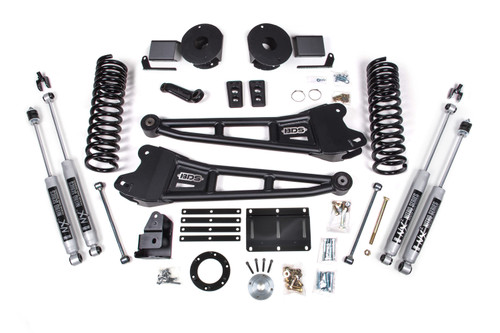 2014-2018 Ram 2500 4wd, 5.5" Radius Arm Suspension Lift Kit, 5" Rear, Spacer - G - BDS2103FS