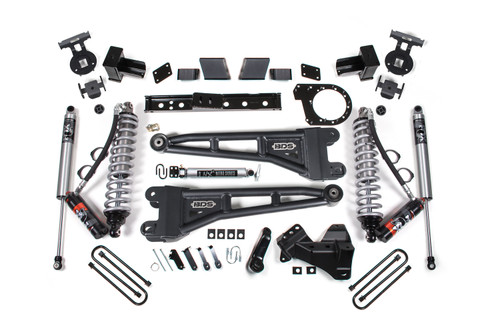 2023-2026 Ford F350 DRW 4wd 7" Radius Arm Suspension Lift Kit, 5" Rear, Block, D - BDS2260PES
