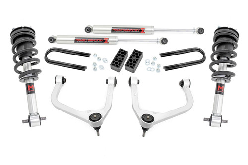 Rough Country - 3.5 Inch Lift Kit - M1 Struts/M1 - Chevy Silverado 1500 2WD/4WD (2025) - 110440