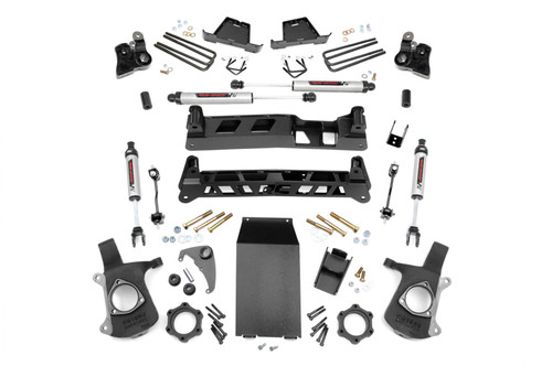 Rough Country - 4 Inch Lift Kit - V2 - Chevy Silverado & GMC Sierra 1500 4WD (1999-2006 & Classic) - 25870