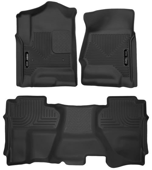 Husky X-act Front & 2nd Seat Floor Liners 53918 - 53918