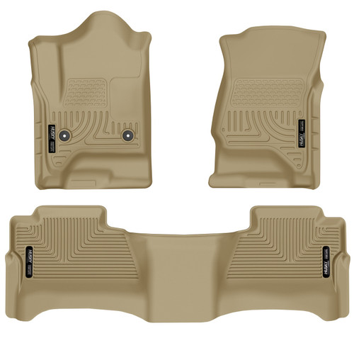 Husky Liners Weatherbeater - Front & 2nd Seat Floor Liners (Footwell Coverage) 98233 - 98233