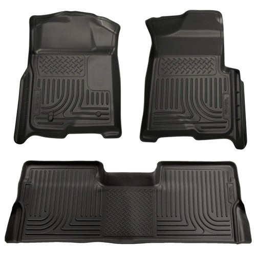 Husky Liners Weatherbeater - Front & 2nd Seat Floor Liners (Footwell Coverage) 98391 - 98391 Husky Liners Weatherbeater - Front & 2nd Seat Floor Liners (Footwell Coverage) 98391 - 98391